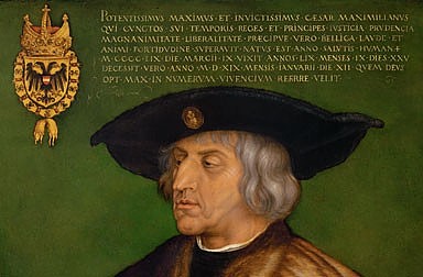 Albrecht Dürer: Kaiser Maximilian I., 1519