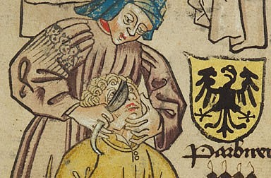 Barbier (Spielkarte), um 1455