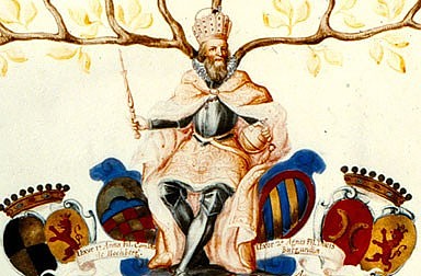 Guilielmo O’ Kelly: Genealogical tree of Emperor Charles VI, 18th century