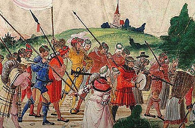 Jörg Kölderer: Triumphzug, Tross