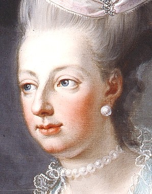 Josef Hauzinger: Marie Antoinette, Erzherzog Maximilian und Ludwig XVI., Öl auf Leinwand, um 1776