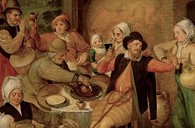 Maerten van Cleve: Flemish household, 1555/60