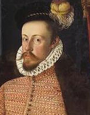 Monogrammist LP: Erzherzog Karl II. mit Blick auf Graz, 1569