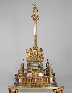 Philipp Küsel: Nachbildung der Mariensäule am Hof in Wien, um 1675/78