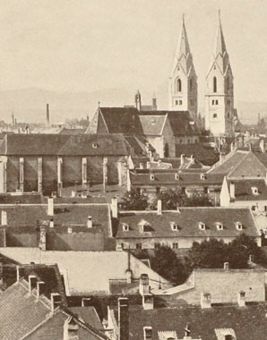 Wiener Neustadt, historische Fotografie, 19. Jahrhundert