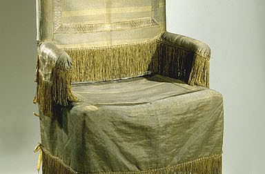 Folding travelling throne, c. 1780