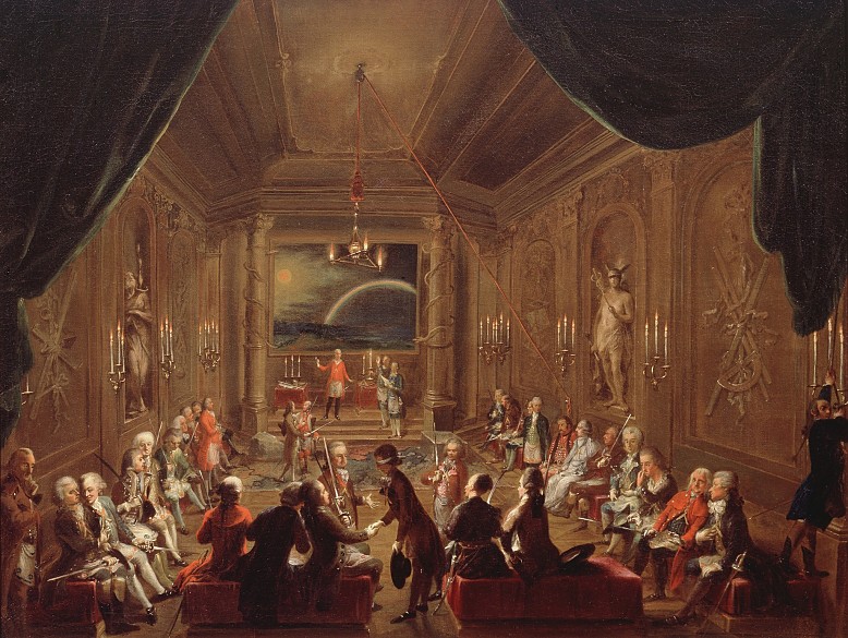 The Vienna Masonic lodge *Zur gekrönten Hoffnung*, c. 1785