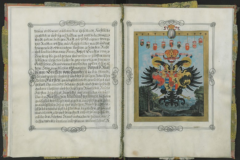 Erhebung des Leopold Matthias Graf von Lamberg in den Fürstenstand, Libell vom 1. November 1707
