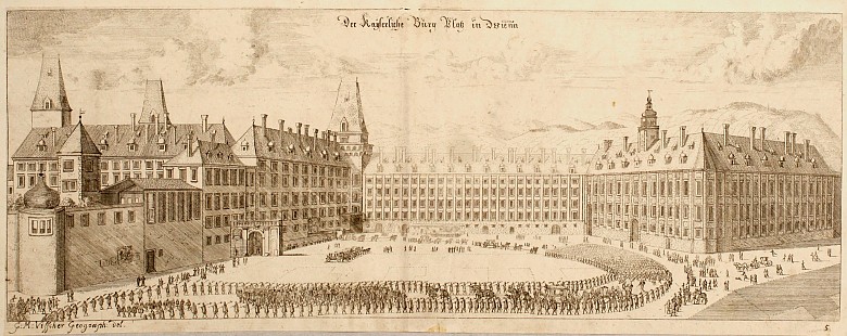 Georg Matthäus Vischer: Der kaiserliche Burg-Platz zu Wienn