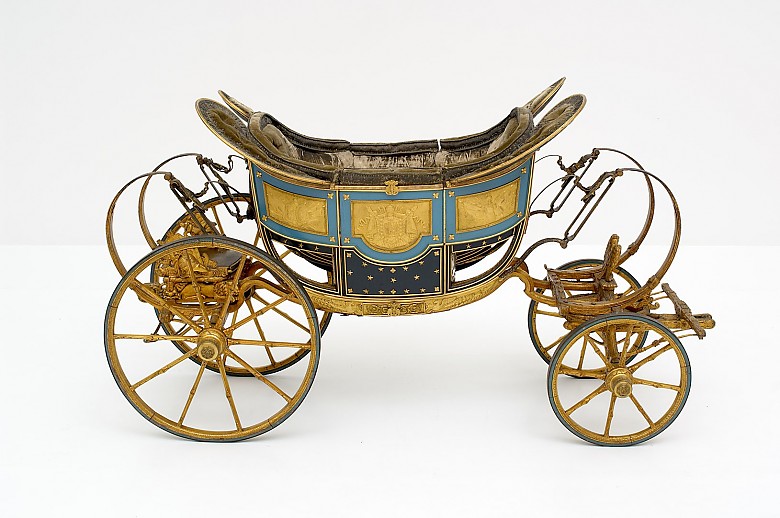 J. Fr. Tremblay (from a sketch by Antonio Carassi): The King of Rome's child's carriage, 1811/12