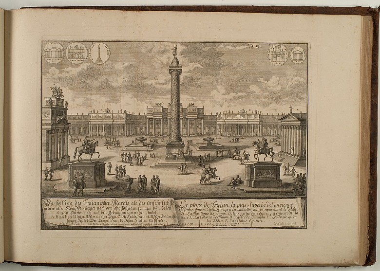 Johann Bernhard Fischer von Erlach: Entwurff Einer Historischen Architectur: Vorstellung des Traianischen Mar…