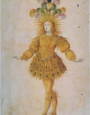 Recreation of the costume worn by Louis XIV as Apollo, Walker, David